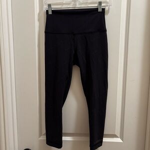 Lululemon Wunder Train High-Rise Tight 21" Special Edition Size 6 Embossed Logo